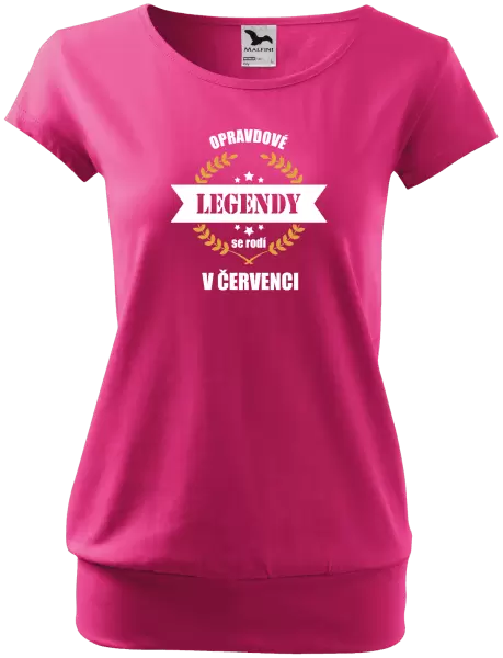 Dámské tričko Opravdové legendy se rodí v ...