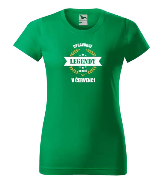 Dámské narozeninové tričko Opravdové legendy se rodí v ...