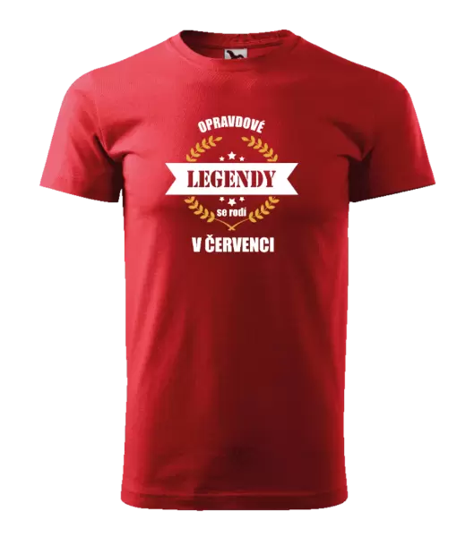 Pánské narozeninové tričko Opravdové legendy se rodí v ...