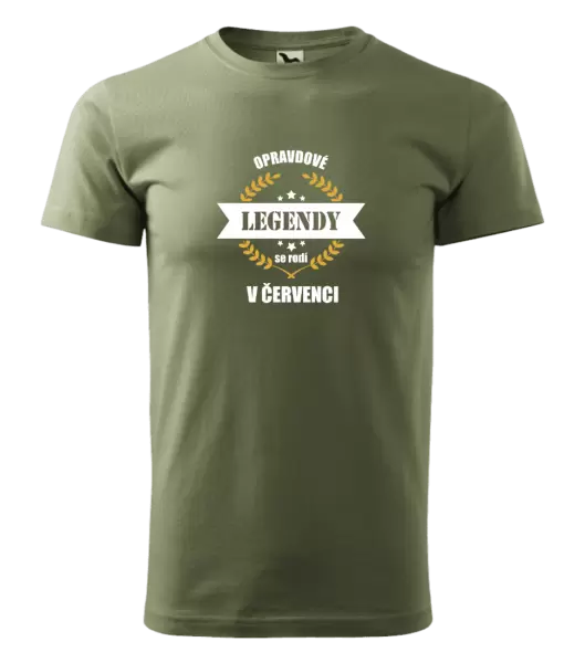 Pánské narozeninové tričko Opravdové legendy se rodí v ...
