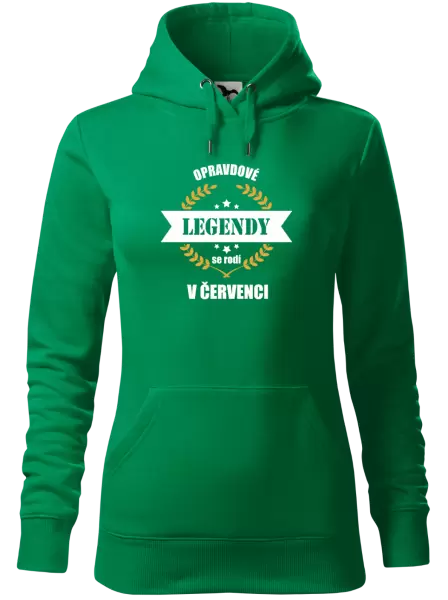 Dámská mikina Opravdové legendy se rodí v ...