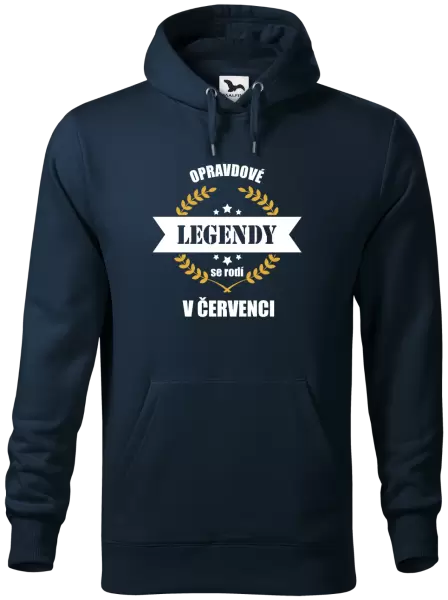 Pánská mikina Opravdové legendy se rodí v ...