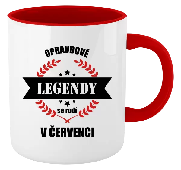 Hrnek Opravdové legendy se rodí v ...