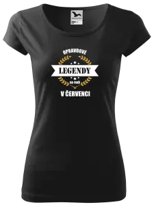 Dámské tričko Opravdové legendy se rodí v ...