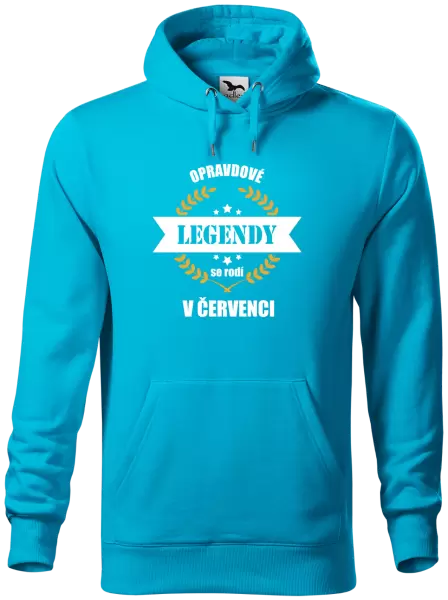 Pánská mikina Opravdové legendy se rodí v ...