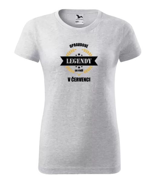 Dámské narozeninové tričko Opravdové legendy se rodí v ...