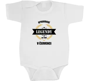 Dětské body Opravdové legendy se rodí v ...