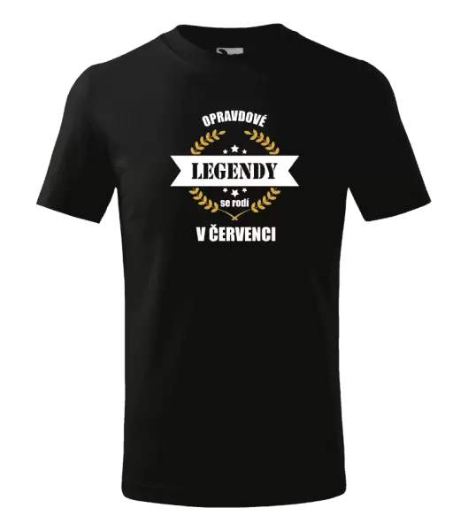 Dětské tričko Opravdové legendy se rodí v ...