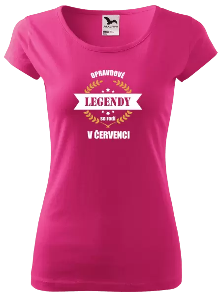 Dámské tričko Opravdové legendy se rodí v ...