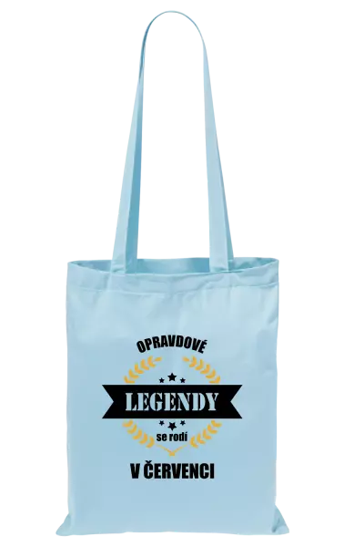 Látková taška Opravdové legendy se rodí v ...