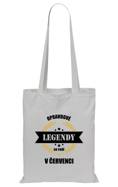 Látková taška Opravdové legendy se rodí v ...
