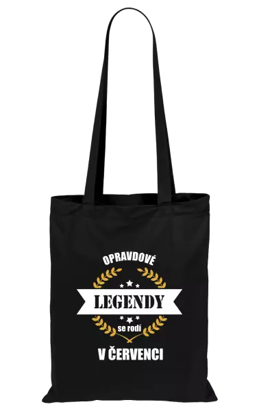 Látková taška Opravdové legendy se rodí v ...