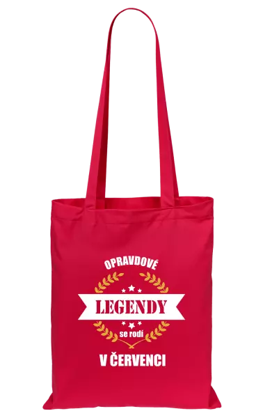 Látková taška Opravdové legendy se rodí v ...