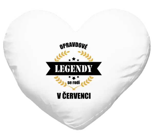 Polštář Opravdové legendy se rodí v ...