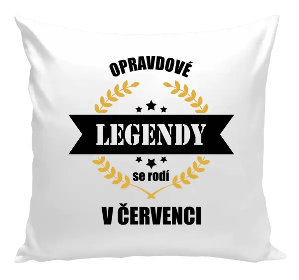 Polštář Opravdové legendy se rodí v ...