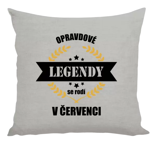 Polštář Opravdové legendy se rodí v ...