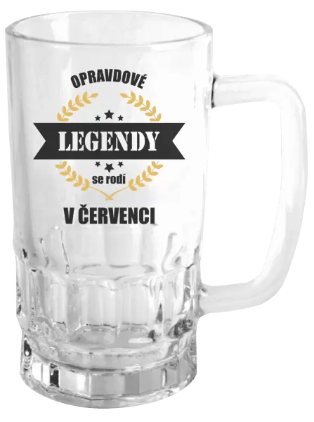 Půllitr Opravdové legendy se rodí v ...