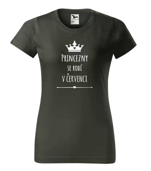 Dámské narozeninové tričko Princezny se rodí v ...