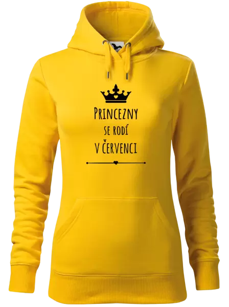 Dámská mikina Princezny se rodí v ...