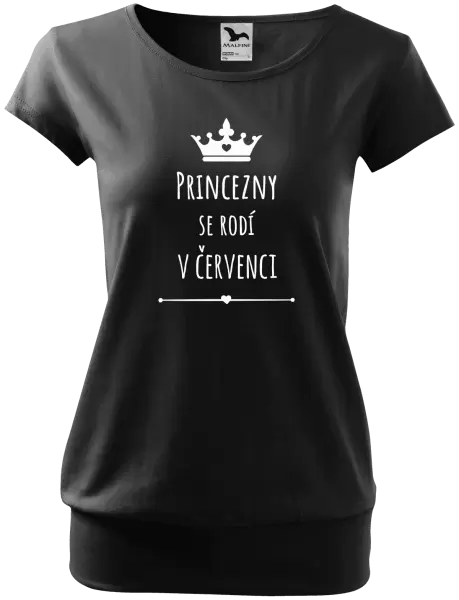 Dámské tričko Princezny se rodí v ...
