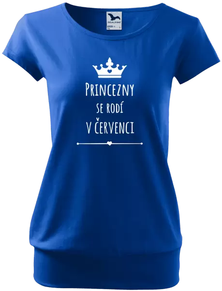 Dámské tričko Princezny se rodí v ...