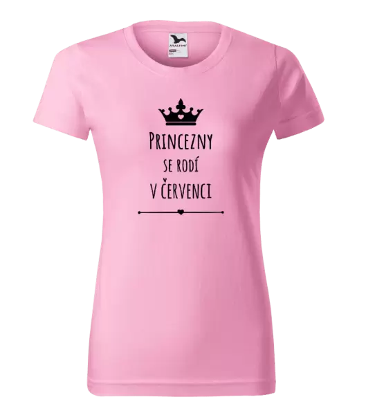 Dámské narozeninové tričko Princezny se rodí v ...