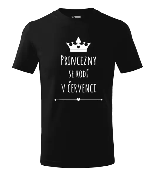 Dětské tričko Princezny se rodí v ...