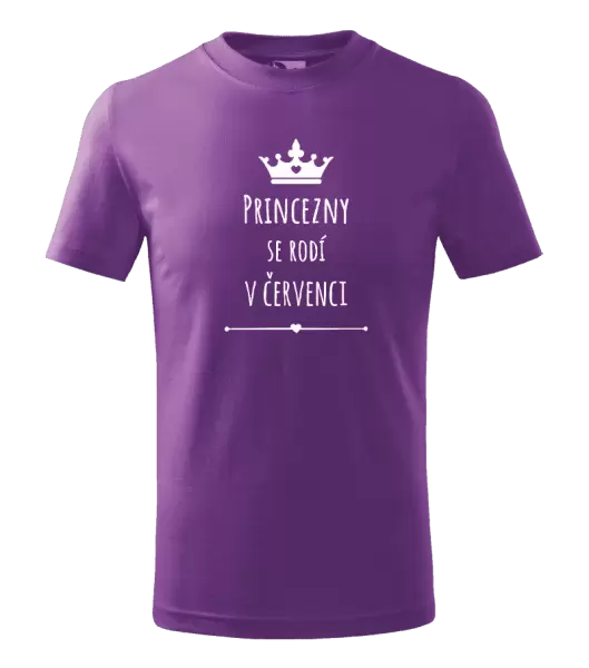 Dětské tričko Princezny se rodí v ...
