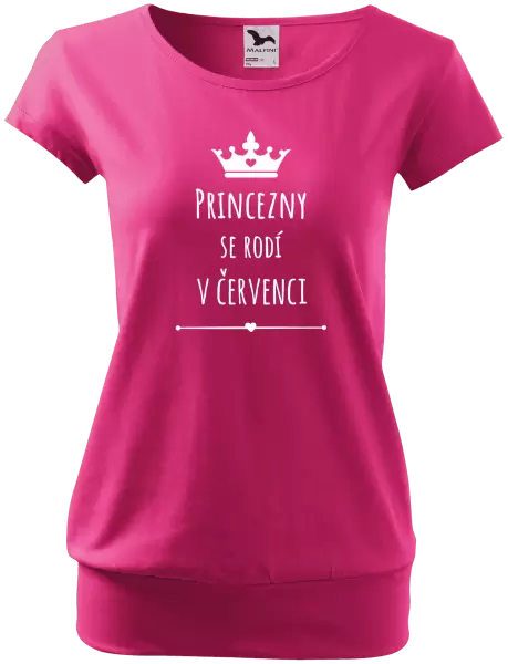 Dámské tričko Princezny se rodí v ...