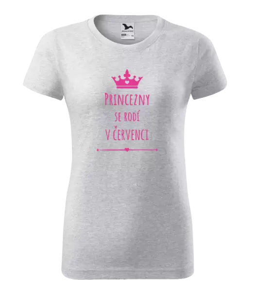Dámské narozeninové tričko Princezny se rodí v ...