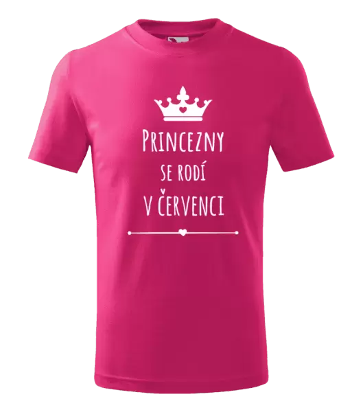 Dětské tričko Princezny se rodí v ...