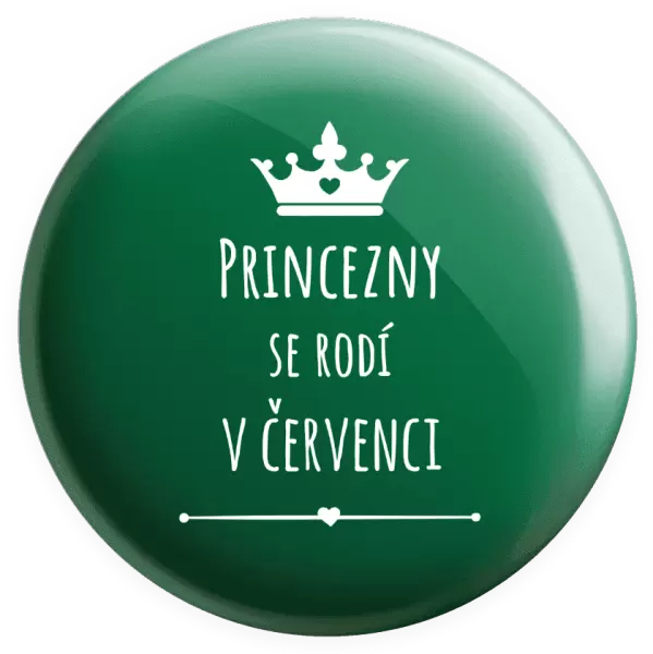 Placka Princezny se rodí v ...
