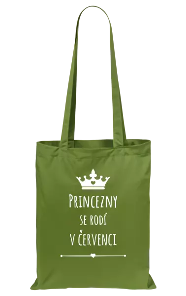 Látková taška Princezny se rodí v ...