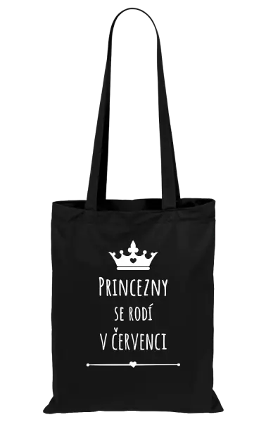 Látková taška Princezny se rodí v ...