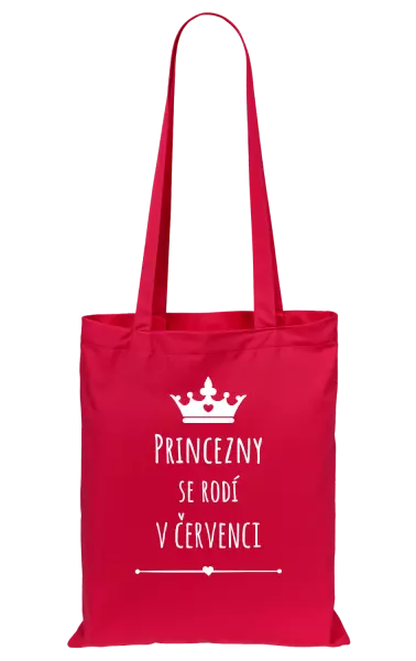 Látková taška Princezny se rodí v ...