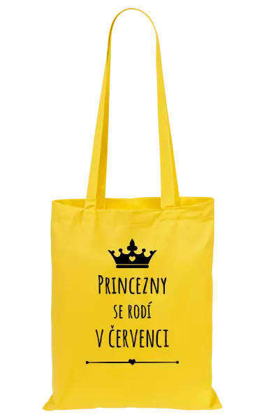 Látková taška Princezny se rodí v ...