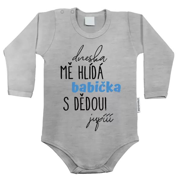 Dětské body Dneska mě hlídá babička s dědou