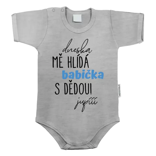 Dětské body Dneska mě hlídá babička s dědou