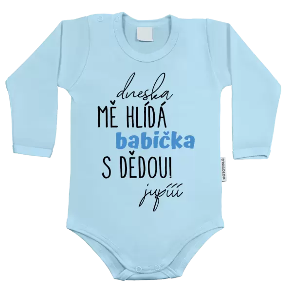 Dětské body Dneska mě hlídá babička s dědou