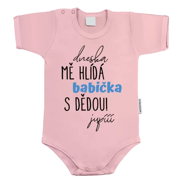 Dětské body Dneska mě hlídá babička s dědou
