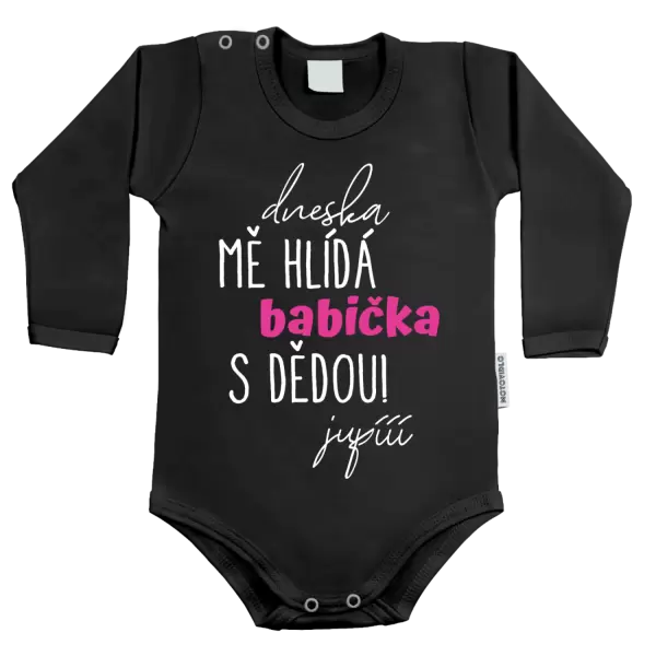 Dětské body Dneska mě hlídá babička s dědou