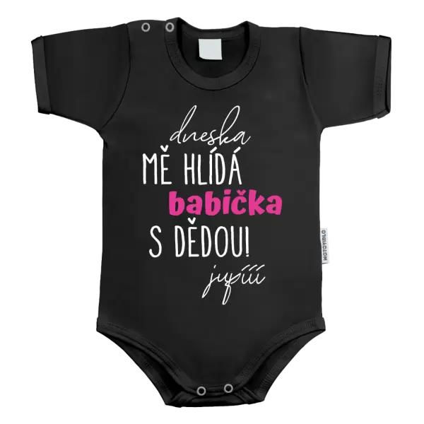 Dětské body Dneska mě hlídá babička s dědou