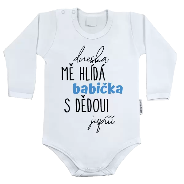 Dětské body Dneska mě hlídá babička s dědou