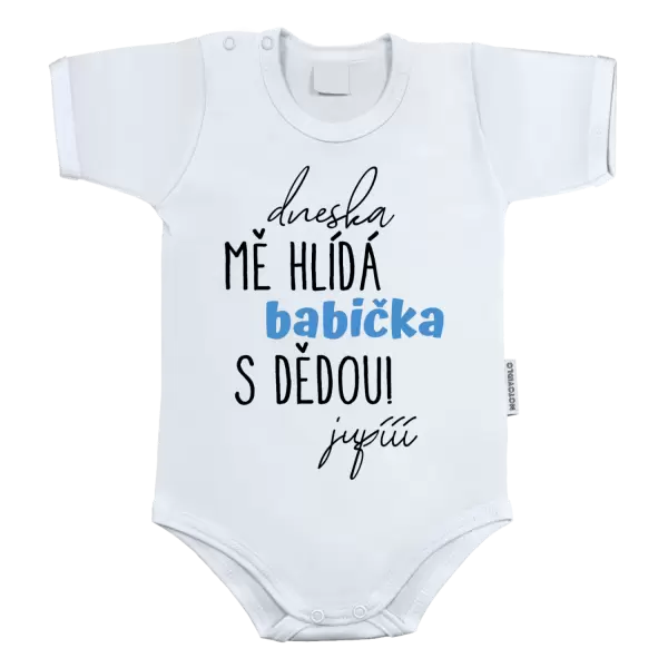 Dětské body Dneska mě hlídá babička s dědou