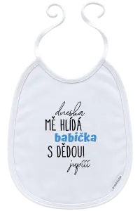 Dětský bryndák Dneska mě hlídá babička s dědou