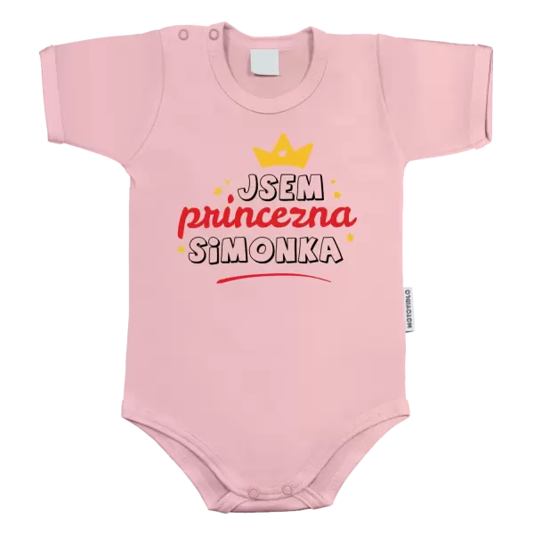 Dětské body Jsem princezna se jménem