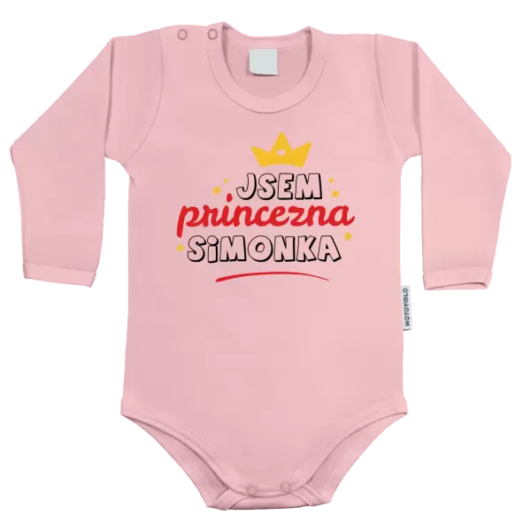 Dětské body Jsem princezna se jménem