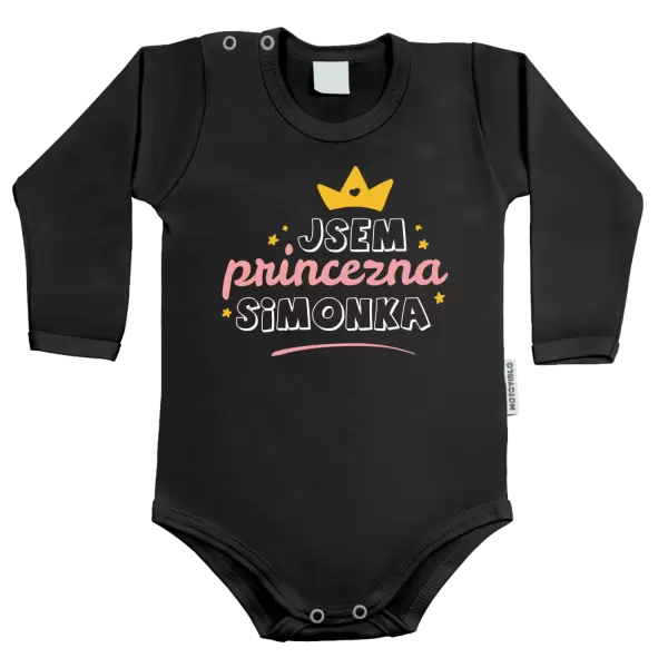 Dětské body Jsem princezna se jménem