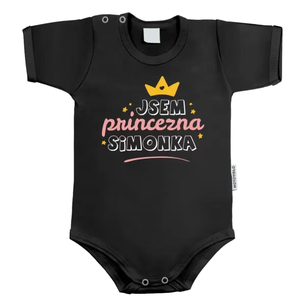 Dětské body Jsem princezna se jménem