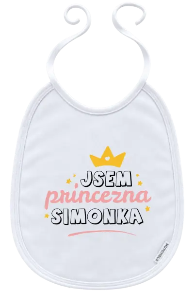 Dětský bryndák Jsem princezna se jménem